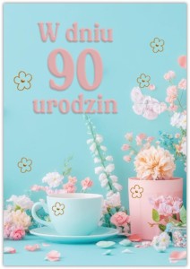 KARNET SILVER 90 URODZINY