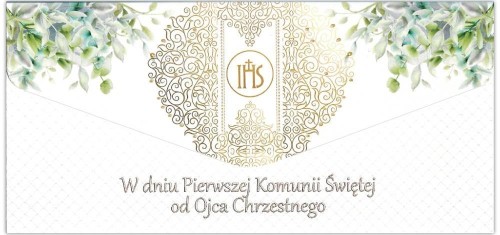Karnet-koperta DL Pamiątka I Komunii