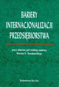 BARIERY INTERNACJONALIZACJI PRZEDSIĘBIORSTWA