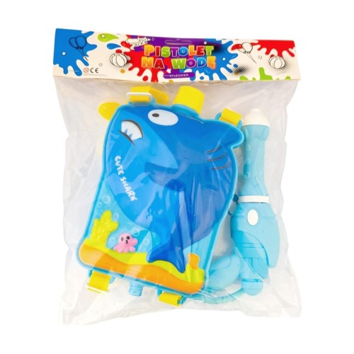 Pistolet na wodę z plecakiem - Rekin