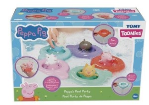 ŚWINKA PEPPA ZABAWKA KĄPIELOWA TOMY, TOMY