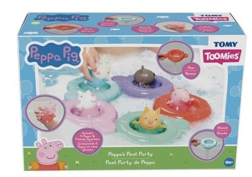 Świnka Peppa zabawka kąpielowa TOMY, TOMY