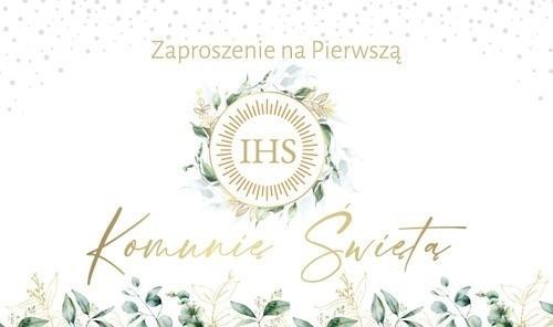 Zaproszenie Komunia (10szt)