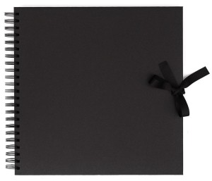 ALBUM DO ZDOBIENIA 30,5X30,5CM/40K CZARNY