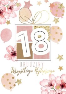 KARNET B6 PR-353 URODZINY 18
