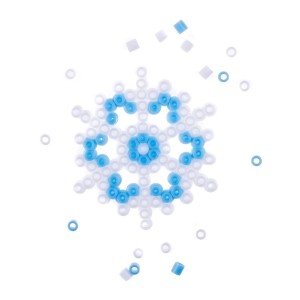 ZESTAW KORALIKÓW DO PRASOWANIA ŚNIEŻYNKA