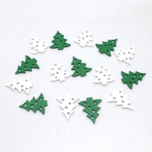 CHOINKI SAMOPRZYLEPNE Z DREWNA 16SZT