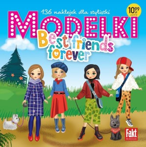 MODELKI BEST FRIENDS FOREVER. 136 NAKLEJEK DLA STY