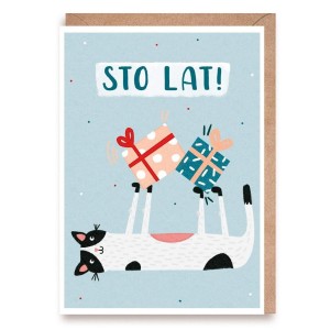 KARTKA URODZINOWA KOT