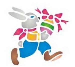 SZABLON ZMYWALNY WIELKANOCNY 12X15CM