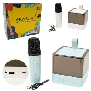 ZESTAW DO KARAOKE GŁOŚNIK I MIKROFON, ASKATO