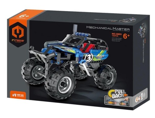 Klocki Terenówka niebieska 193el, Immaster-Koco