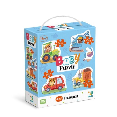 Baby puzzle 4w1 Transport, Dodo
