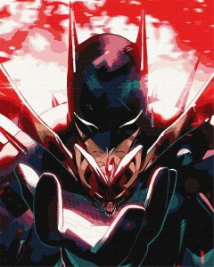 MALOWANIE PO NUMERACH - BATMAN: MROCZNY.. 40X50CM