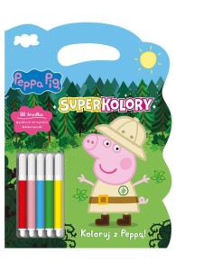 PEPPA PIG. SUPERKOLORY. KOLORUJ Z PEPPĄ