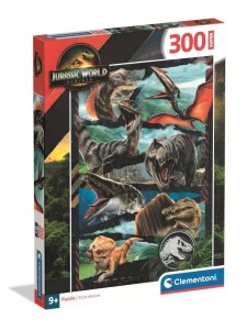 PUZZLE SUPER 300 JURASSIC WORLD, CLEMENTONI