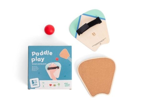 Rakietki do padla drewniane, BS Toys