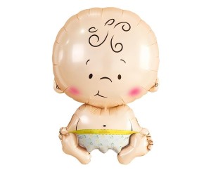 BALON FOLIOWY BABY BOY 37X55CM