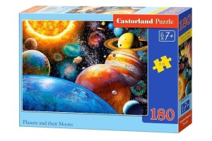 PUZZLE 180 PLANETS AND THEIR MOONS CASTOR