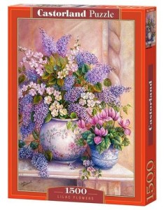 PUZZLE 1500 LILAC FLOWERS CASTOR, CASTORLAND