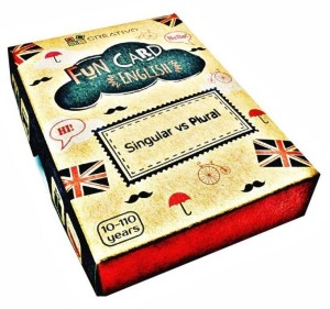 FUN CARD ENGLISH SINGULAR VS PLURAL CREATIVO