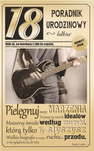 KARTKA OKOLICZNOŚCIOWA URODZINY 18 U16