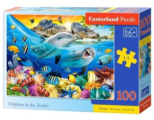 PUZZLE 100 DOLPHINS IN THE TROPICS CASTOR