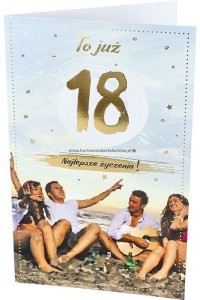 KARTKA OKOLICZNOŚCIOWA URODZINY 18 P19