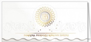 KARTKA OKOLICZNOŚCIOWA KOMUNIA DK07