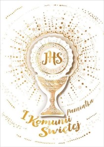 KARTKA OKOLICZNOŚCIOWA KOMUNIA