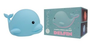 LAMPKA NOCNA LED RGB DELFIN, MARY'S