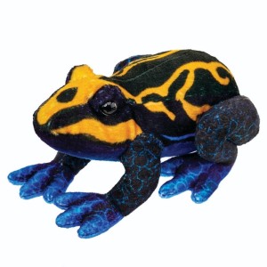 ŻABA CZARNO - POMARAŃCZOWA 13CM, BEPPE