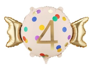 BALON FOLIOWY CUKIEREK 4 61X37CM