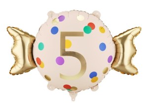 BALON FOLIOWY CUKIEREK 5 61X37CM