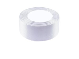 WSTĄŻKA SATYNOWA BIAŁA 50MMX32M