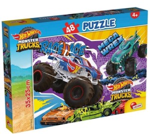 PUZZLE 48 HOT WHEELS, LISCIANI
