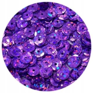 CEKINY HOLOGRAMOWE H 60 FIOLETOWY