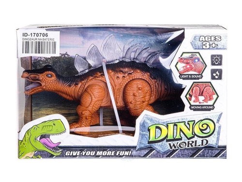 Dinozaur na baterie ruchomy światło i dźwięk, ADAR