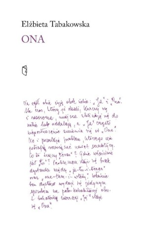 Ona, Elżbieta Tabakowska