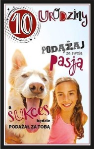 KARTKA OKOLICZNOŚCIOWA URODZINY 10 U96