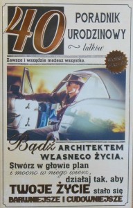 KARTKA OKOLICZNOŚCIOWA URODZINY 40