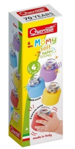 KLOCKI MOMY SOFT MIĘKKIE Z GRZECHOTKĄ 4EL