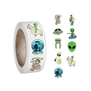 ZABAWNE NAKLEJKI UFO 300SZT, ARPEX