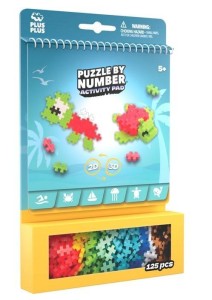 PUZZLE BY NUMBER ACTIVITY PAD MORSKI 125EL