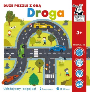 KAPITAN NAUKA. DROGA. DUŻE PUZZLE Z GRĄ