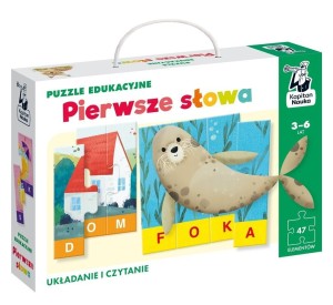 KAPITAN NAUKA. PUZZLE EDUKACYJNE PIERWSZE SŁOWA