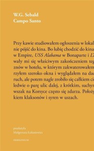 CAMPO SANTO, W.G. SEBALD