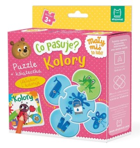 CO PASUJE? KOLORY PUZZLE + KSIĄŻECZKA