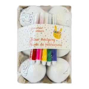 PISANKI DO POKOLOROWANIA Z FLAMASTRAMI