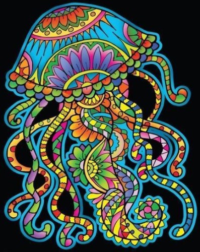Kolorowanka Welwetowa A4 Meduza, Colorvelvet